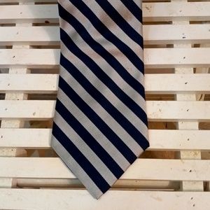 Rivety of Boston Since 1921 100% Silk  Handmade Navy and Gray Neck…